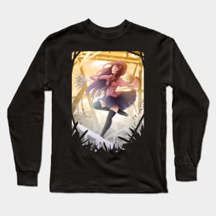 Senjougahara Hitagi version 2 Long Sleeve T-Shirt